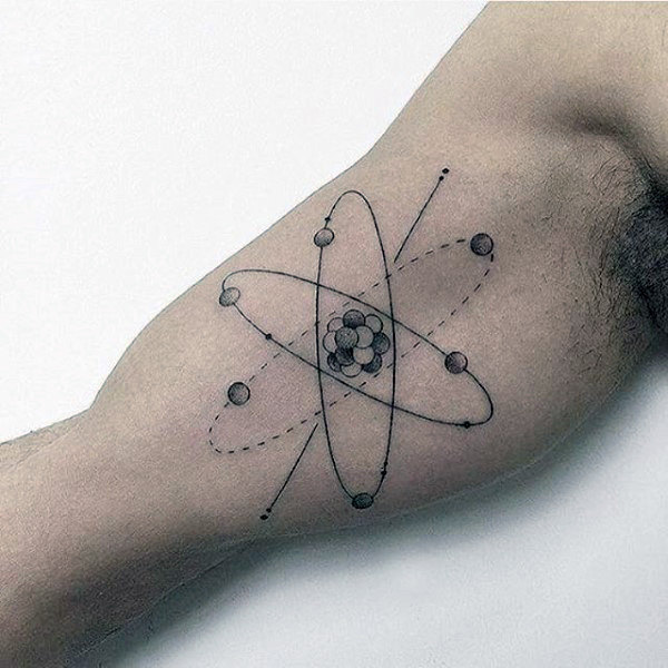 tatouage atome 121