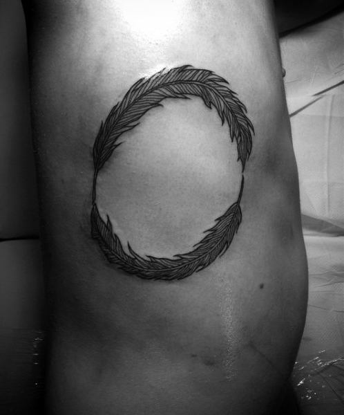 tatouage cercle 77