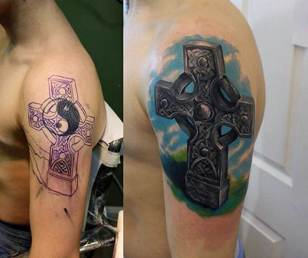 tatouage croix celtique 193
