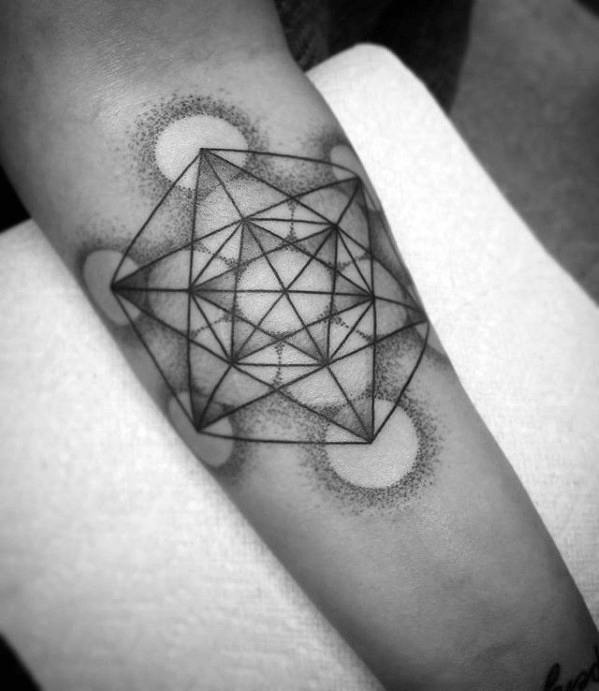 tatouage cube metatron 103