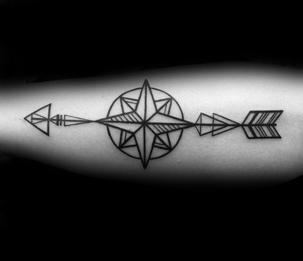 tatouage fleche geometrique 04
