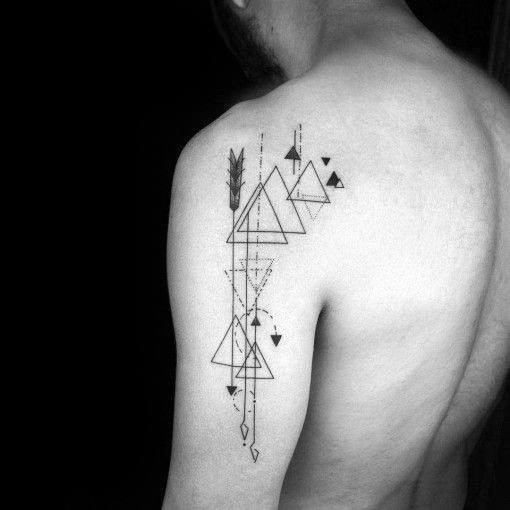 tatouage fleche geometrique 08