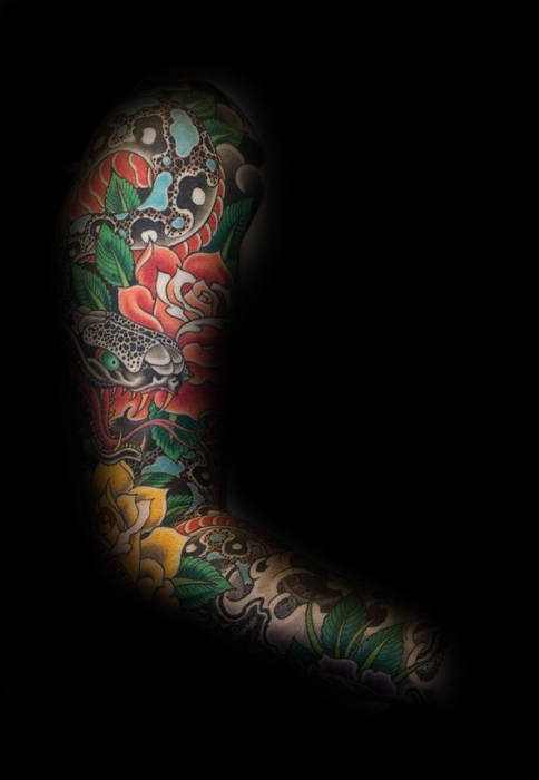 tatouage fleurs japonaises 31