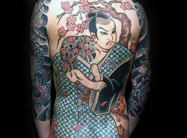 tatouage fleurs japonaises 51