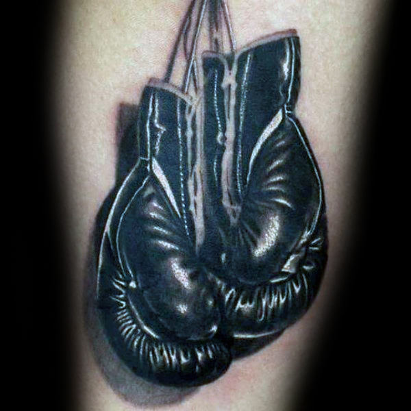 tatouage gants de boxe 111