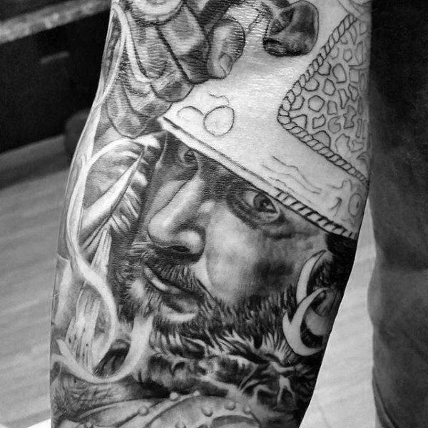 tatouage guerrier 161