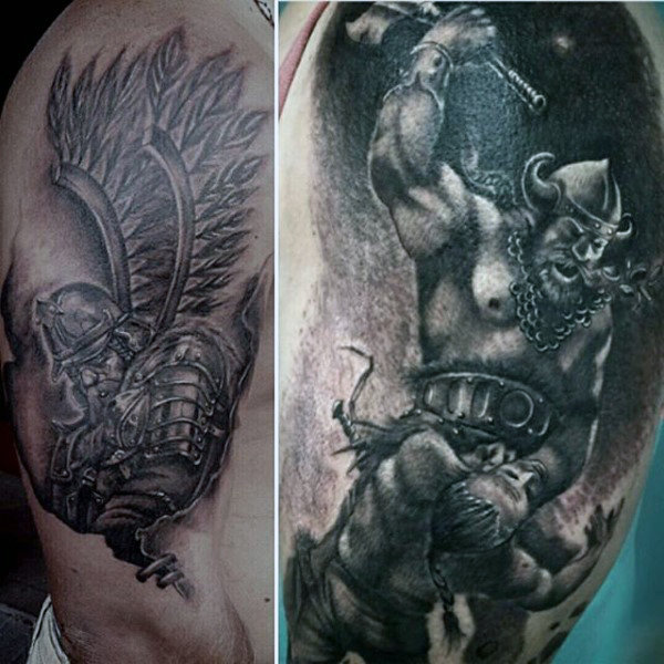 tatouage guerrier 365
