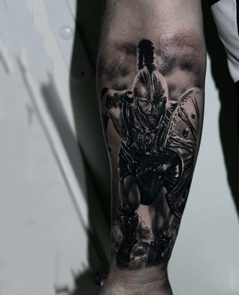 tatouage guerrier 377