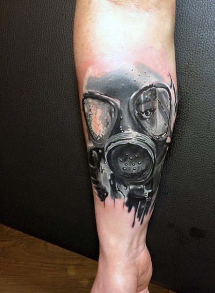 tatouage masque a gaz 73
