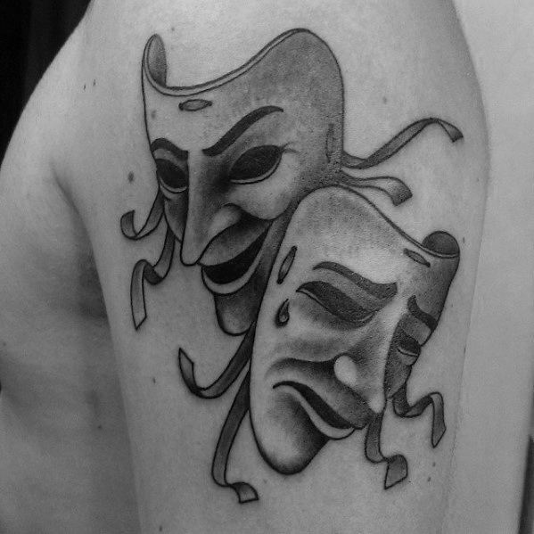 tatouage masques de theatre 58