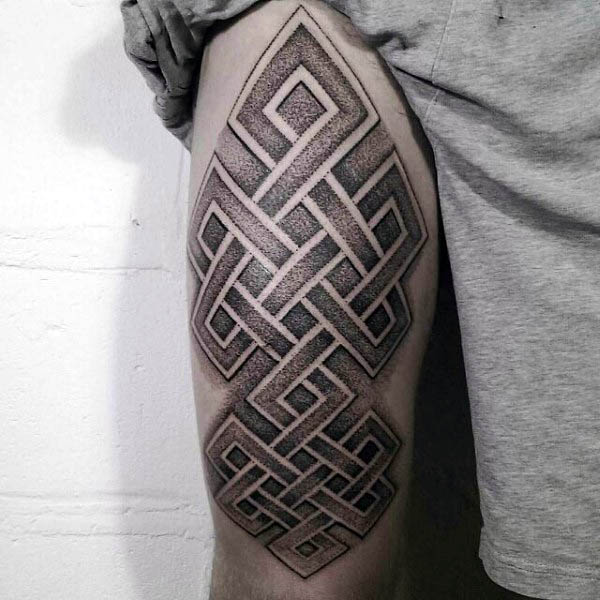 tatouage noeud infini 45