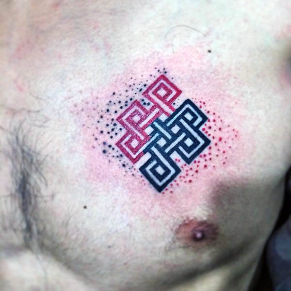 tatouage noeud infini 49
