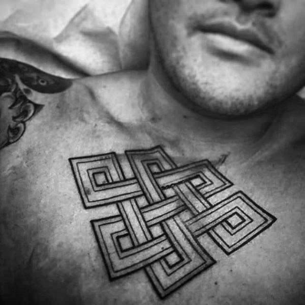 tatouage noeud infini 71