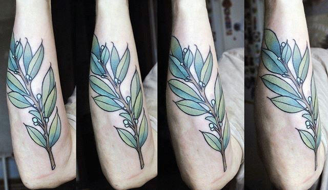 tatouage rameaux oliviers 31