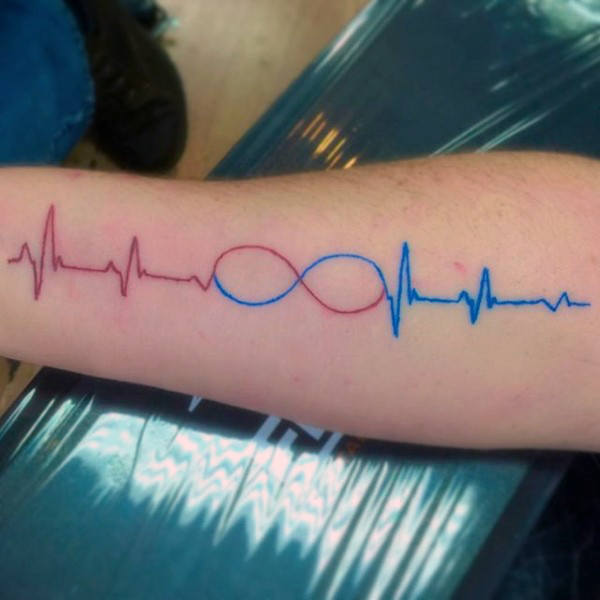 tatouage rythme cardiaque 101