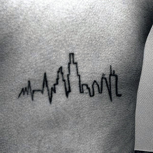 tatouage rythme cardiaque 13