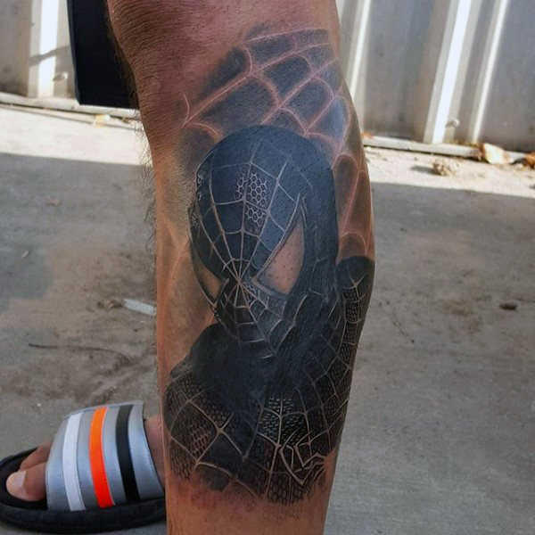 tatouage spiderman 101