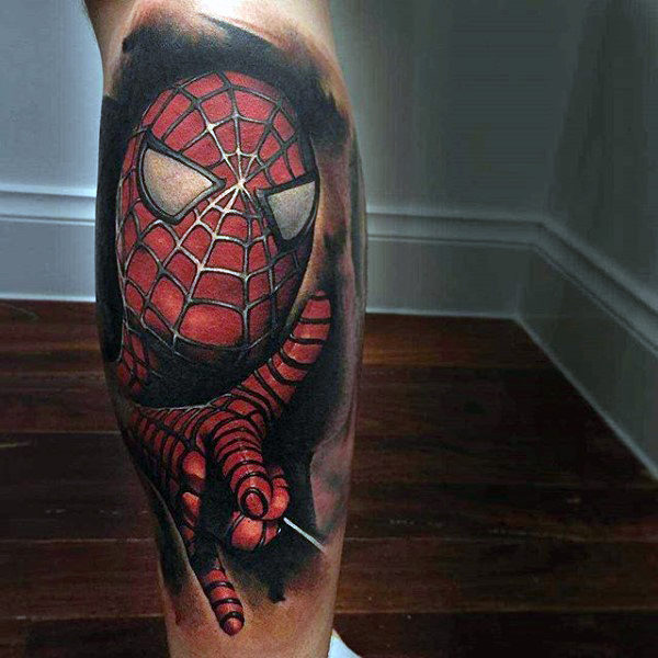 tatouage spiderman 129