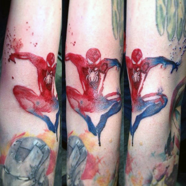 tatouage spiderman 13