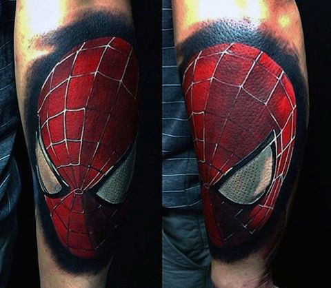 tatouage spiderman 137