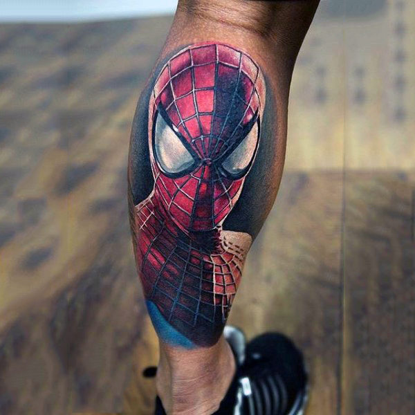 tatouage spiderman 185