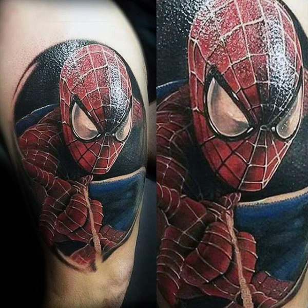 tatouage spiderman 193