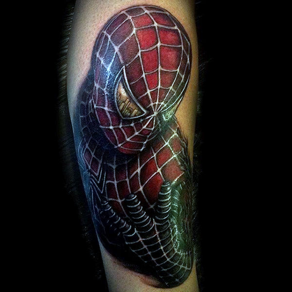 tatouage spiderman 217