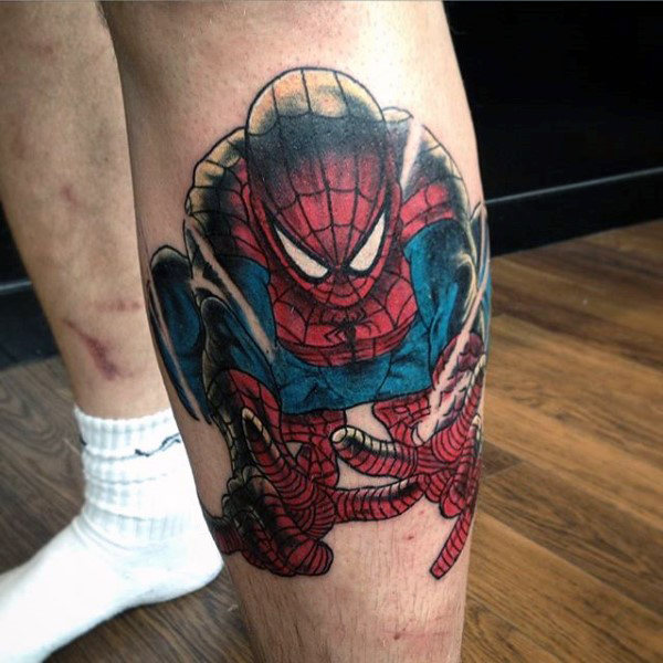 tatouage spiderman 225