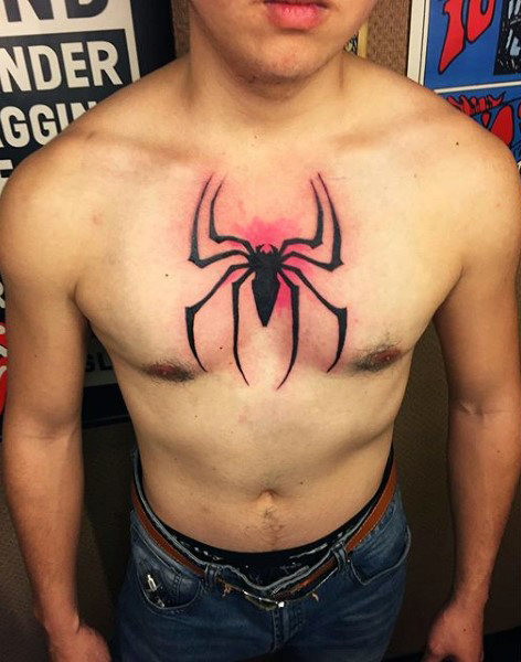 tatouage spiderman 237