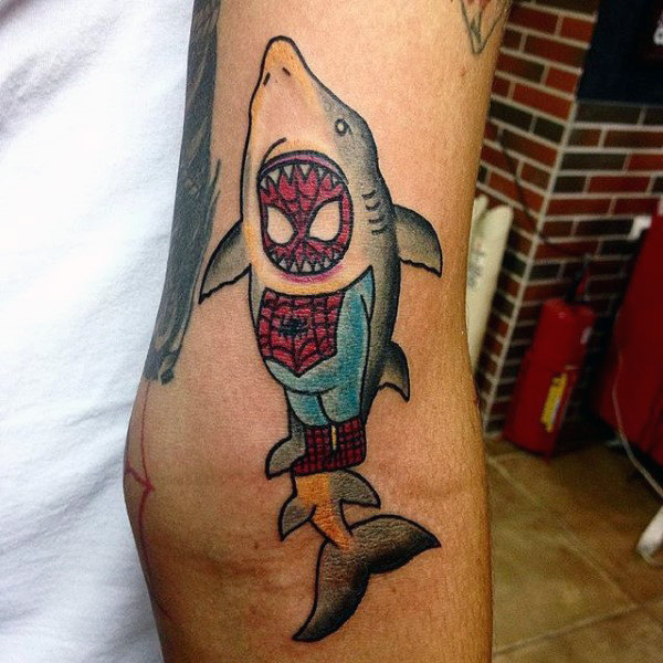 tatouage spiderman 241