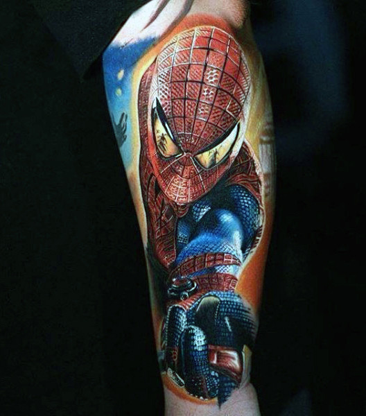 tatouage spiderman 249