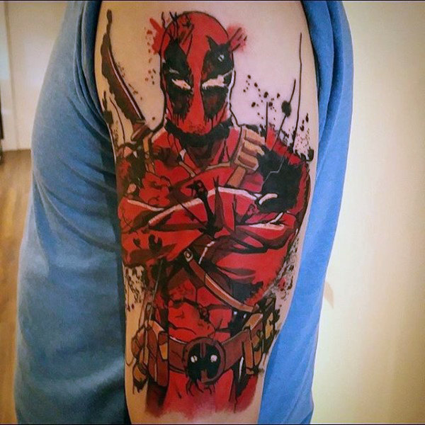 tatouage spiderman 285