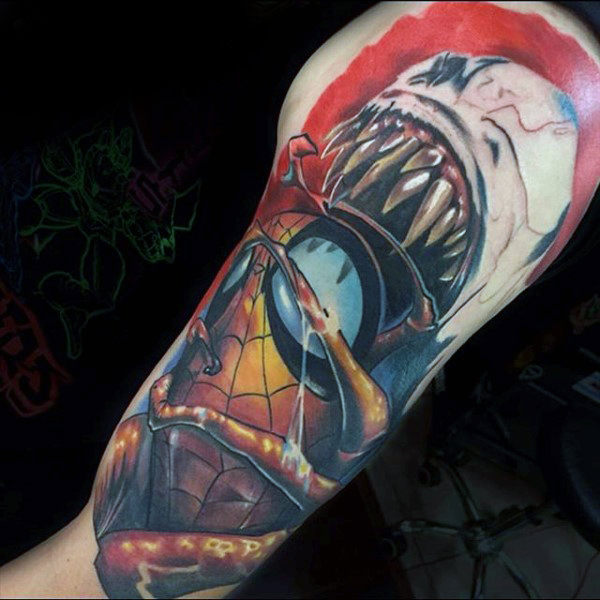 tatouage spiderman 289