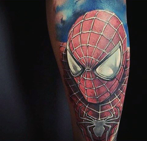 tatouage spiderman 293