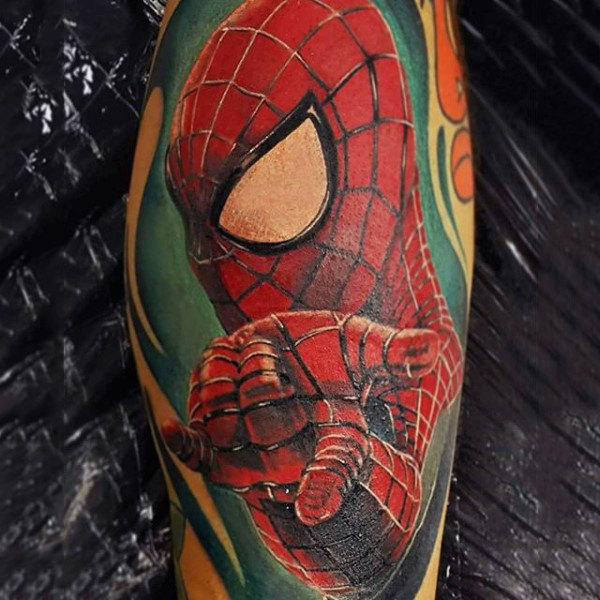 tatouage spiderman 301