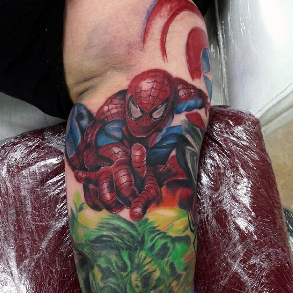 tatouage spiderman 309