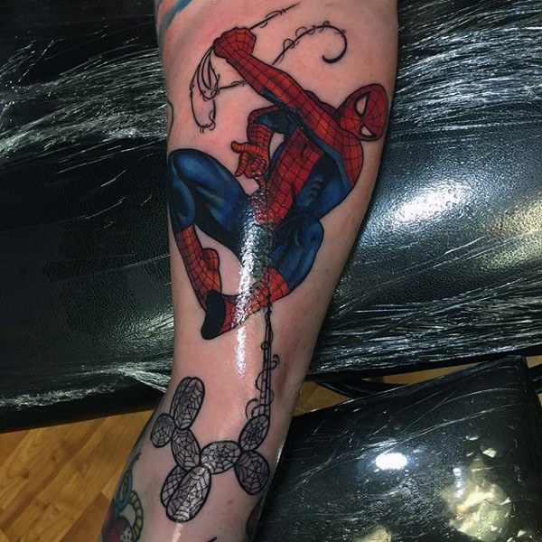 tatouage spiderman 317