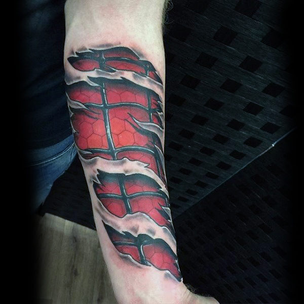 tatouage spiderman 377