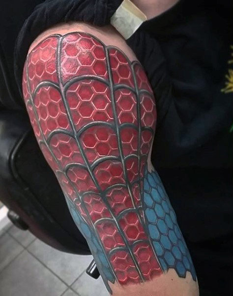 tatouage spiderman 385