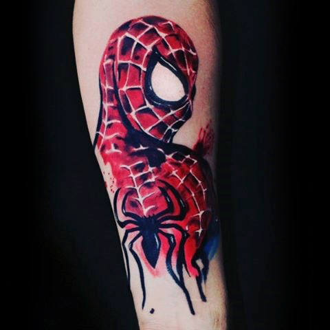 tatouage spiderman 73
