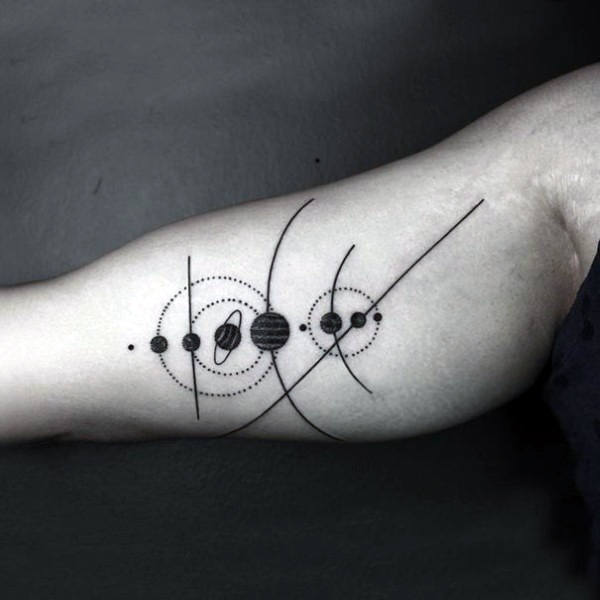 tatouage systeme solaire 17
