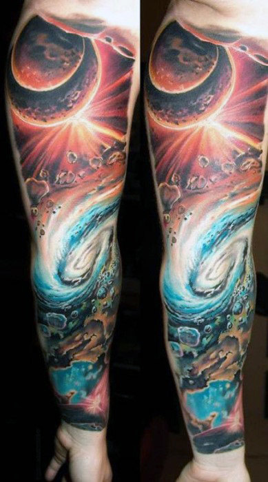 tatouage univers 165