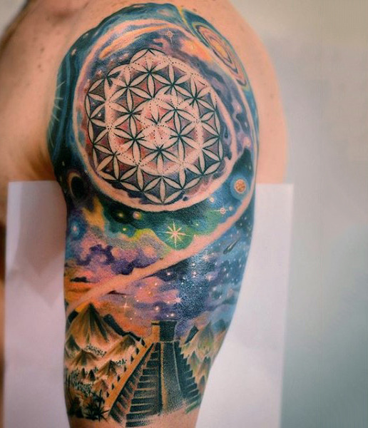 tatouage univers 33