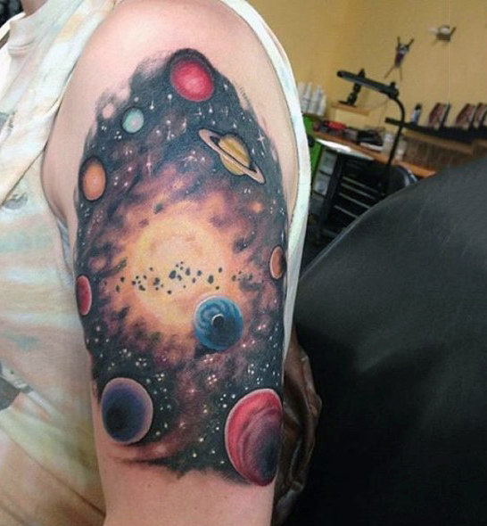 tatouage univers 65