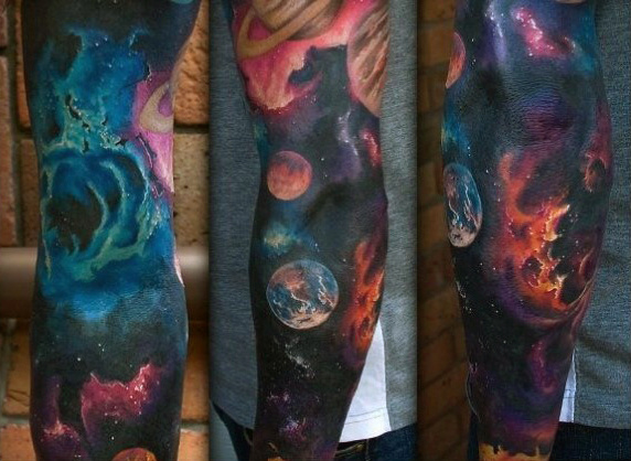 tatouage univers 69