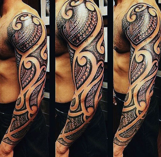 80-tatouages-tribal-sur-le-bras-et-leur-signification