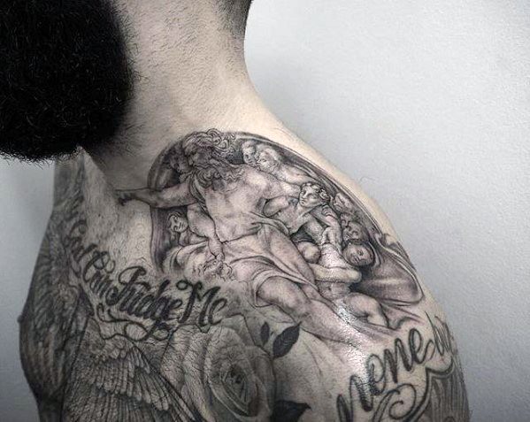 53 Tatouages de La Création d'Adam, de Michel Ange