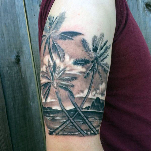Tatouage Palmier Homme