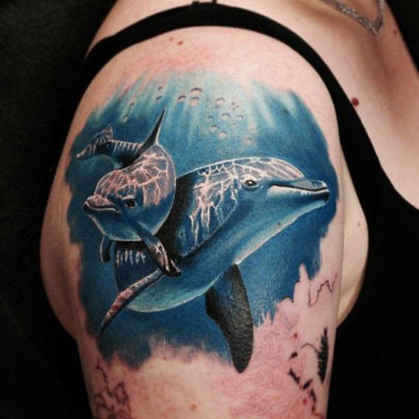 tatouage dauphin 09