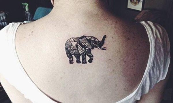 dessin tatouage elephant 1064